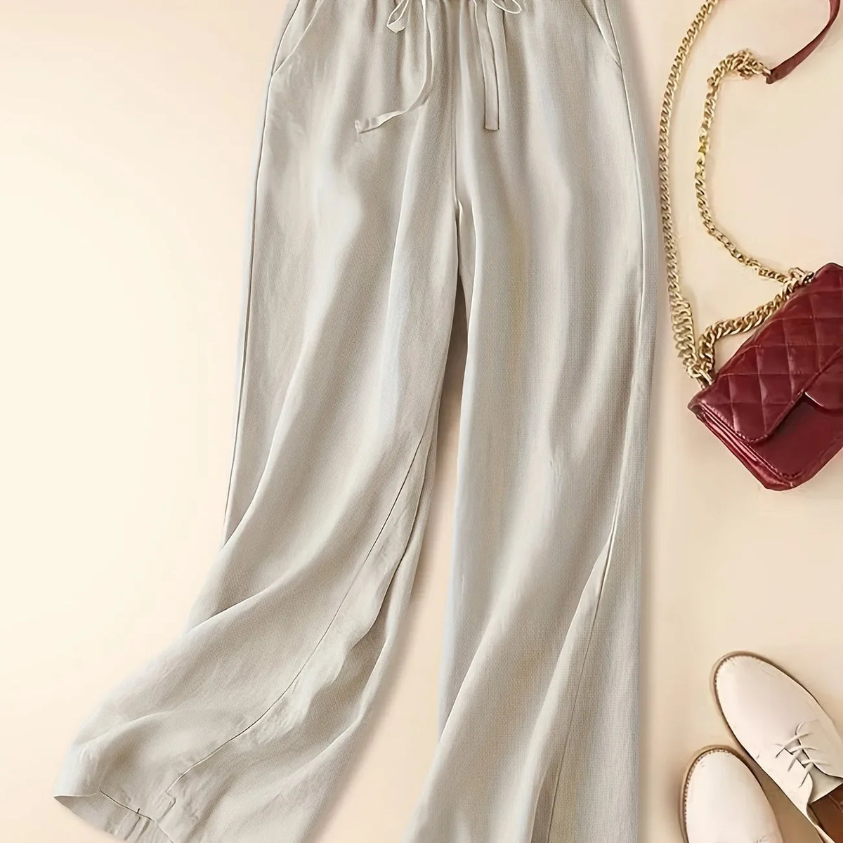 Imara | Pantaloni Larghi con Coulisse