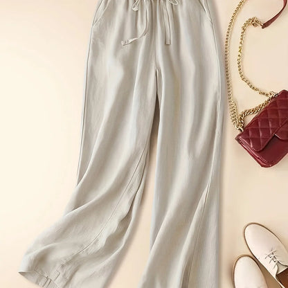 Imara | Pantaloni Larghi con Coulisse