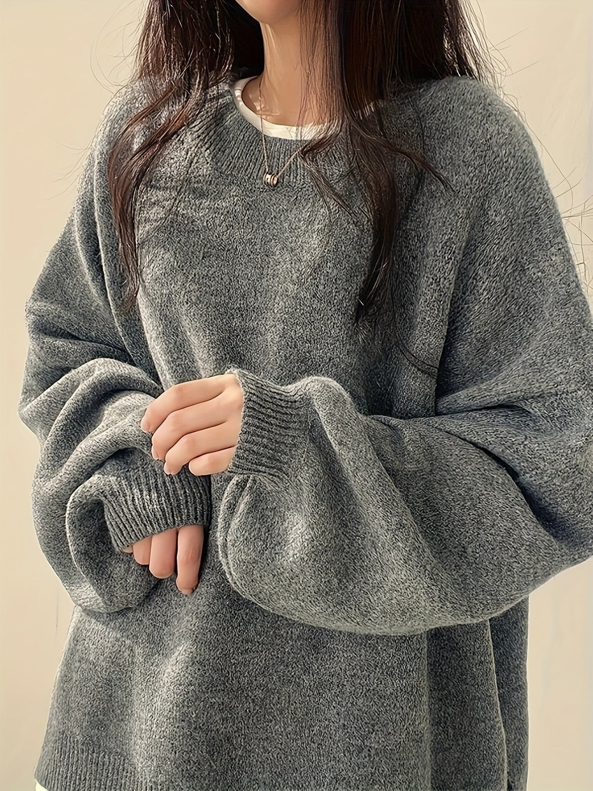 EVERLIGHT | MAGLIONE CASUAL CON DETTAGLI SPLIT