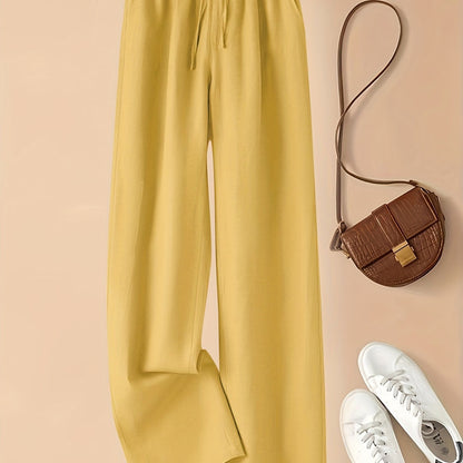 Colette | Pantaloni a Gamba Larga con Coulisse
