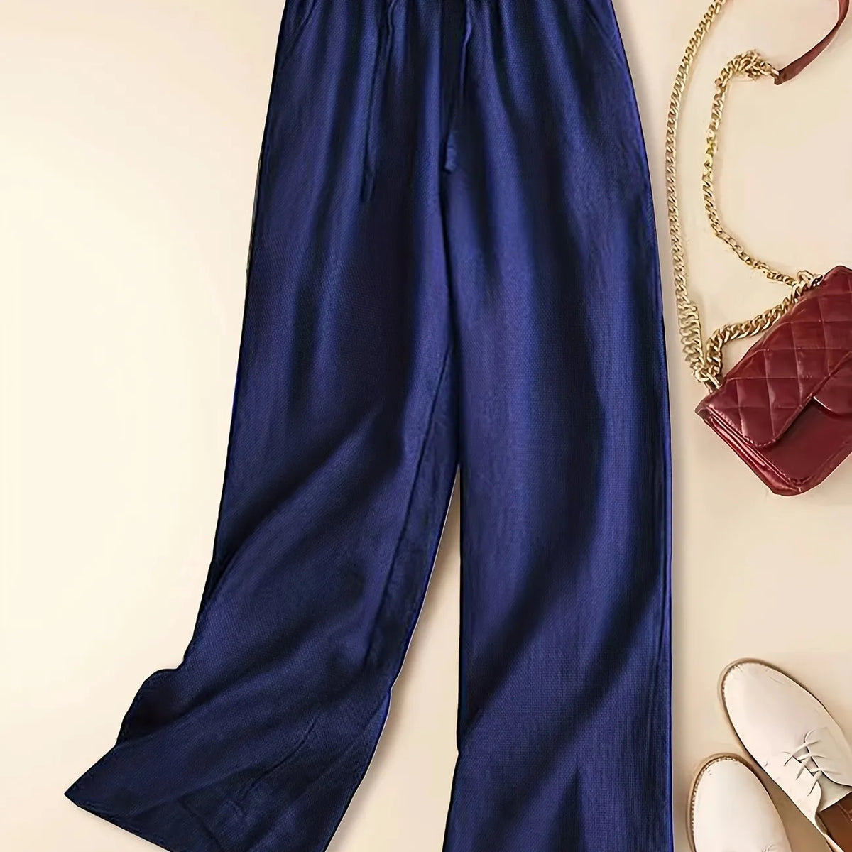 Imara | Pantaloni Larghi con Coulisse
