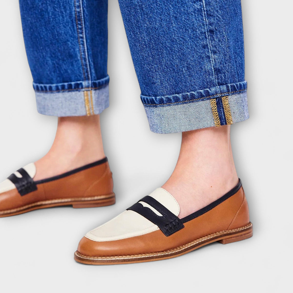 Amelie - Mocassino Marrone Classico