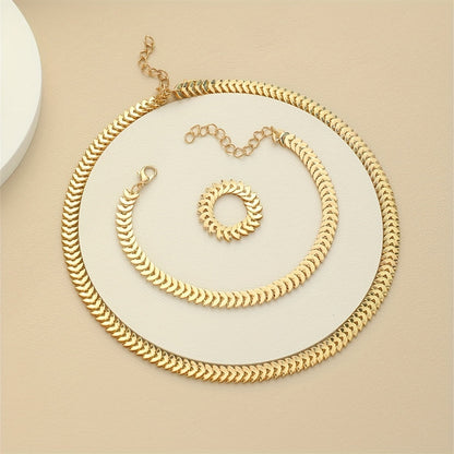SET DI GIOIELLI MINIMALISTA 3-IN-1