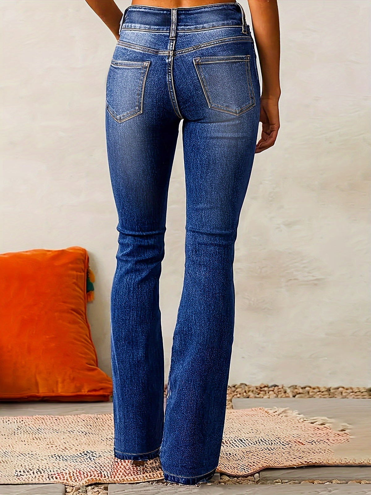 Ivyra | Jeans a Campana a Vita Alta
