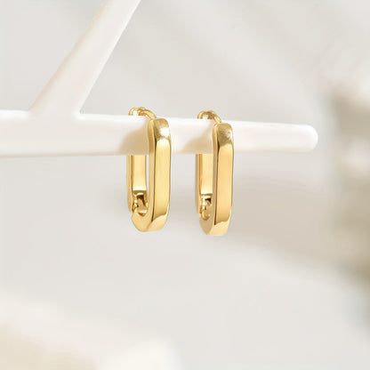 ORECCHINI A CERCHIO GEOMETRICI IN ORO