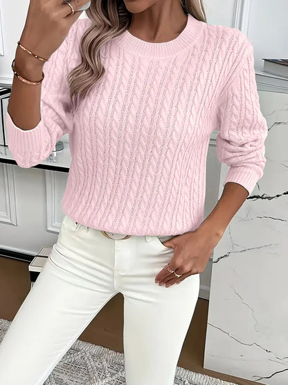 BERNILA | MAGLIONE IN MAGLIA CABLE INVERNALE