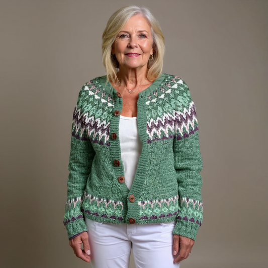 DELIA | CARDIGAN VINTAGE ISLANDESE