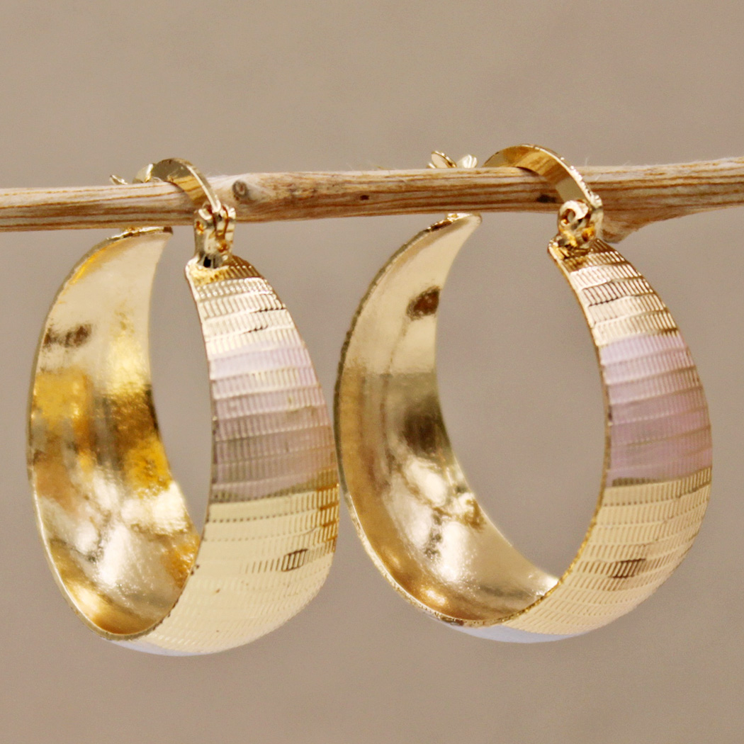 ORECCHINI IN ORO LUCIDO LUXE