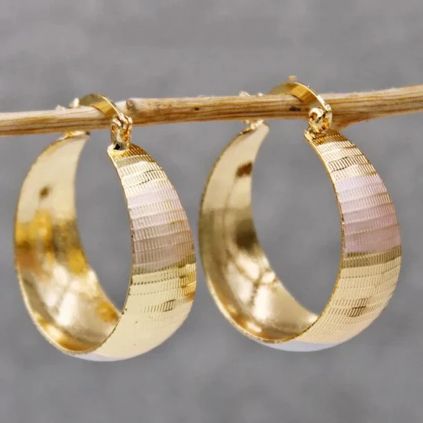 ORECCHINI IN ORO LUCIDO LUXE