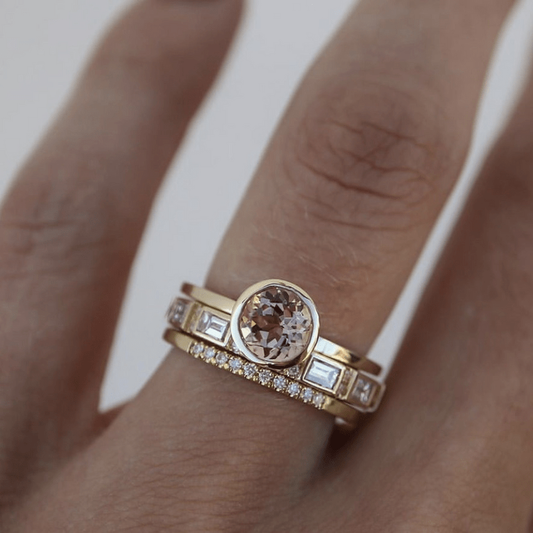 Anello in Oro Cristallo