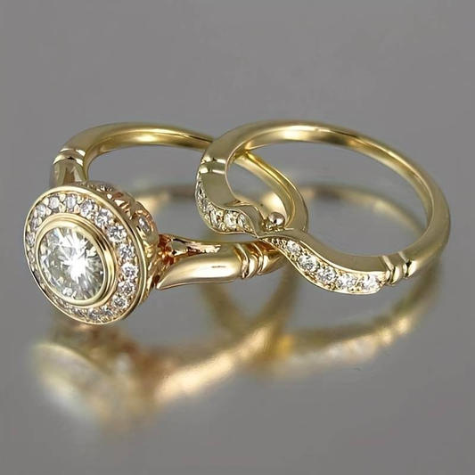 Pacchetto Anelli in Oro e Zirconia
