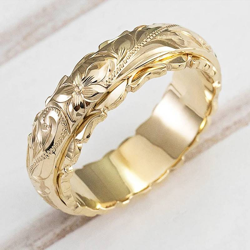 Anello Fiore Oro