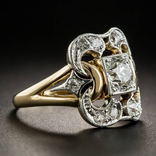 Anello in Zirconia Vintage