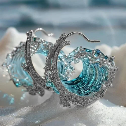 Orecchini Azure Tide