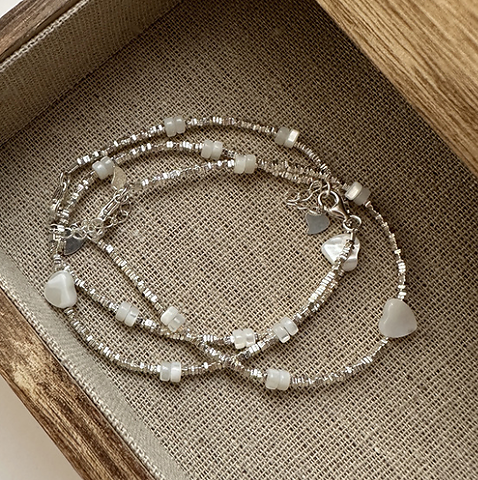 COLLEZIONE DI BRACCIALI PERLE VINTAGE