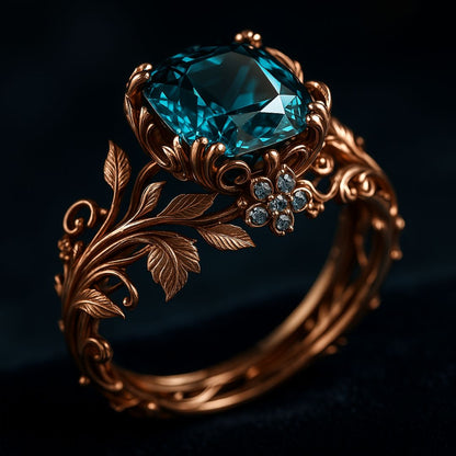 Anello in Cristallo Verde