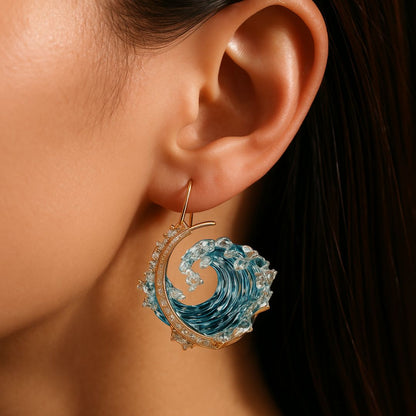 Orecchini Azure Tide