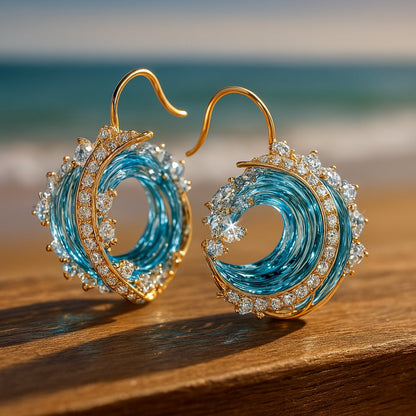 Orecchini Azure Tide