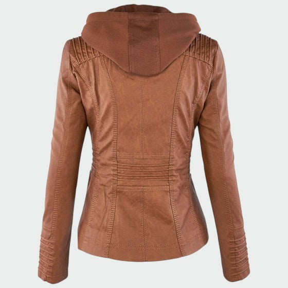 Gia - Giacca Biker in Pelle
