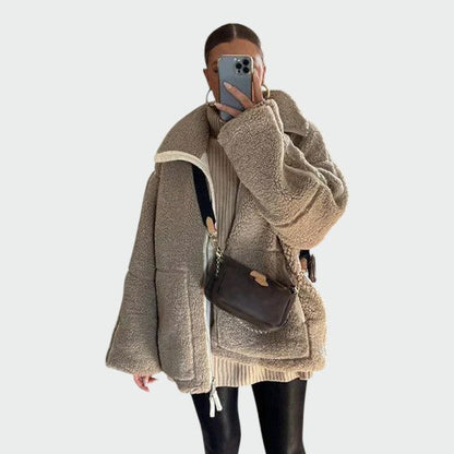 Olivia - Giacca Teddy Oversize