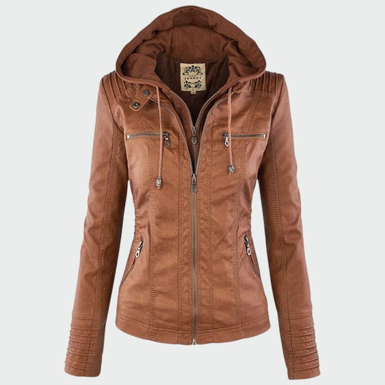 Gia - Giacca Biker in Pelle