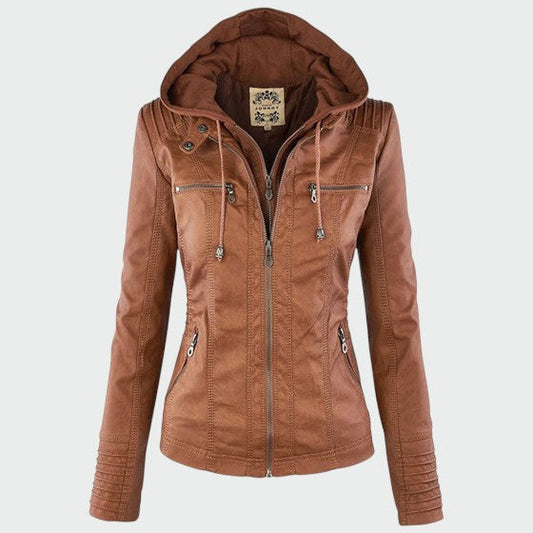 Gia - Giacca Biker in Pelle