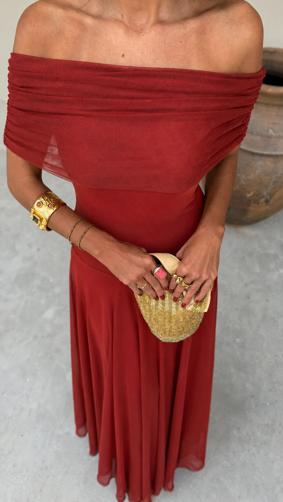 Abito Toledo in Rosso