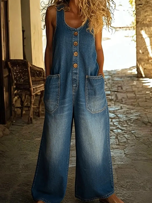Ruth | Jeans di Cotone Vintage Organizzati