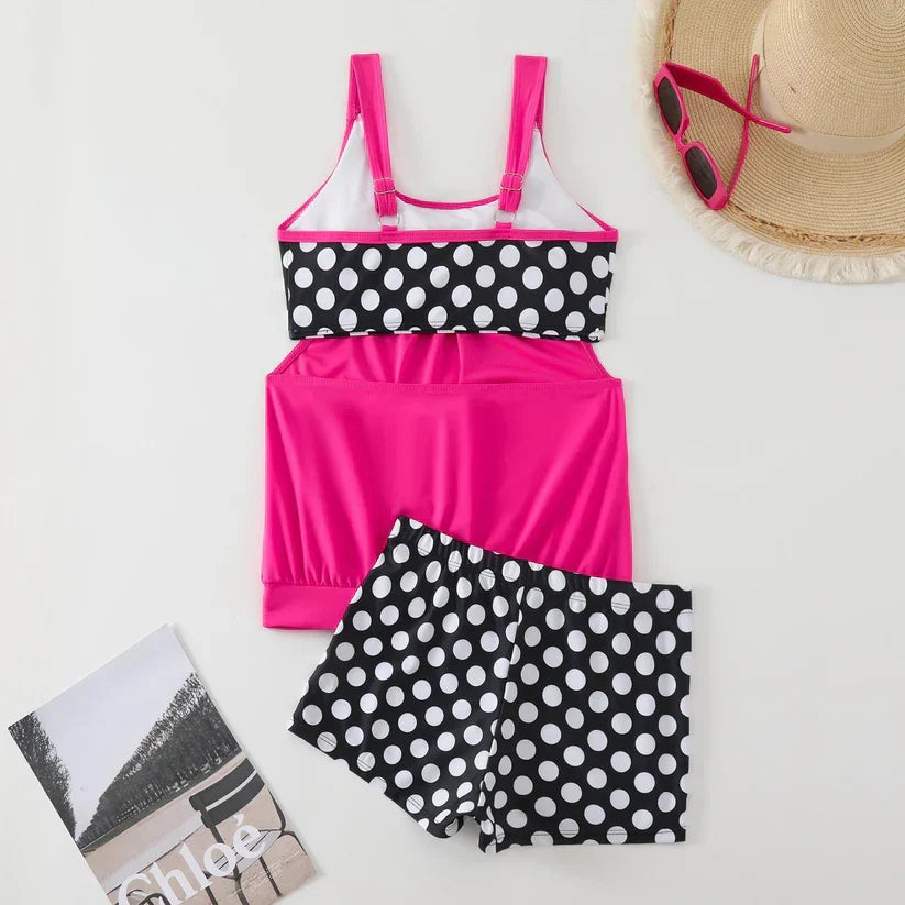 Nuria | Tankini a Due Pezzi Fluido