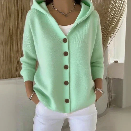 Teri | Cardigan Leggero con Cappuccio